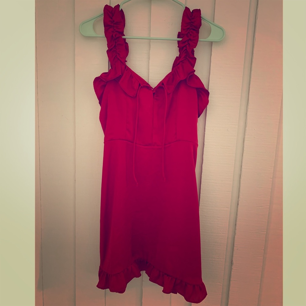 Red dress